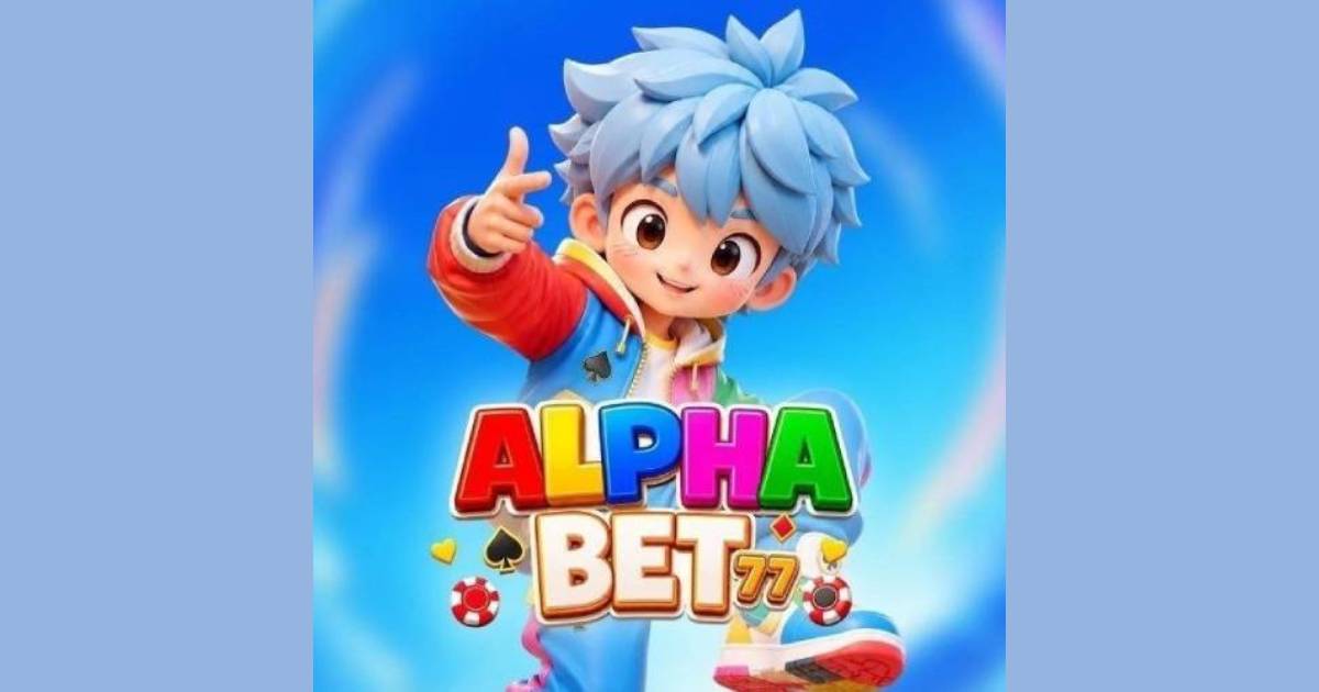 ain hero banner showing AlphaBet77 as the official platform access hub for players in the Philippines
